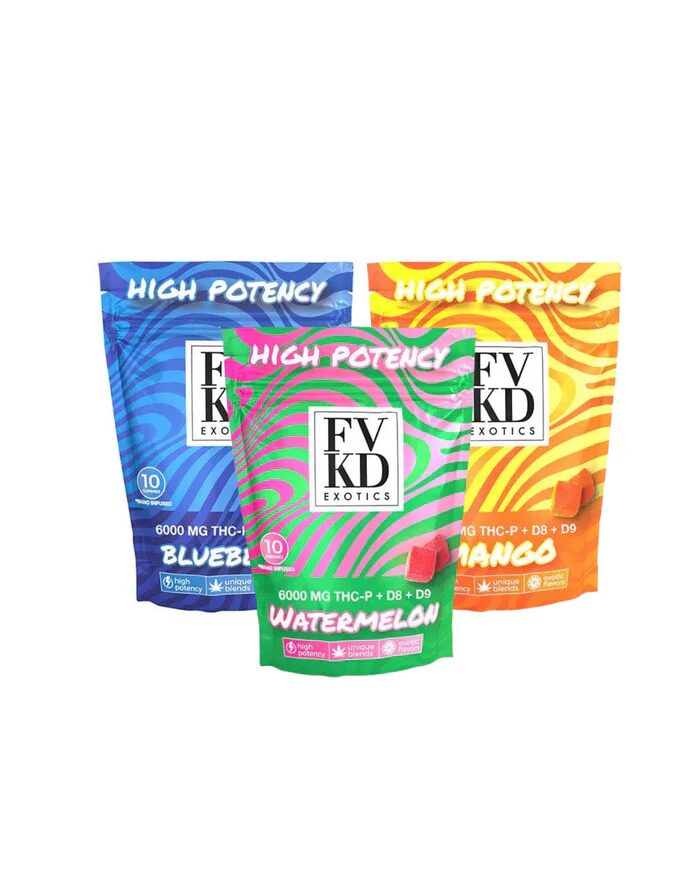 Buy FVKD Gummies 10ct | 6,000mg