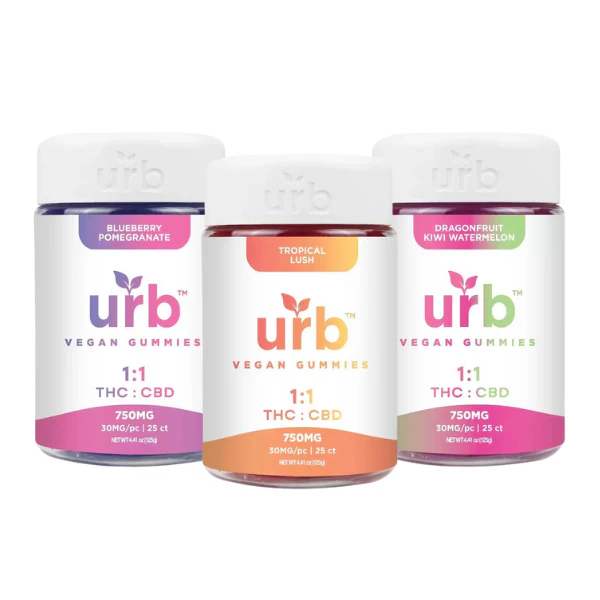 Buy Urb 1:1 THC CBD Gummies