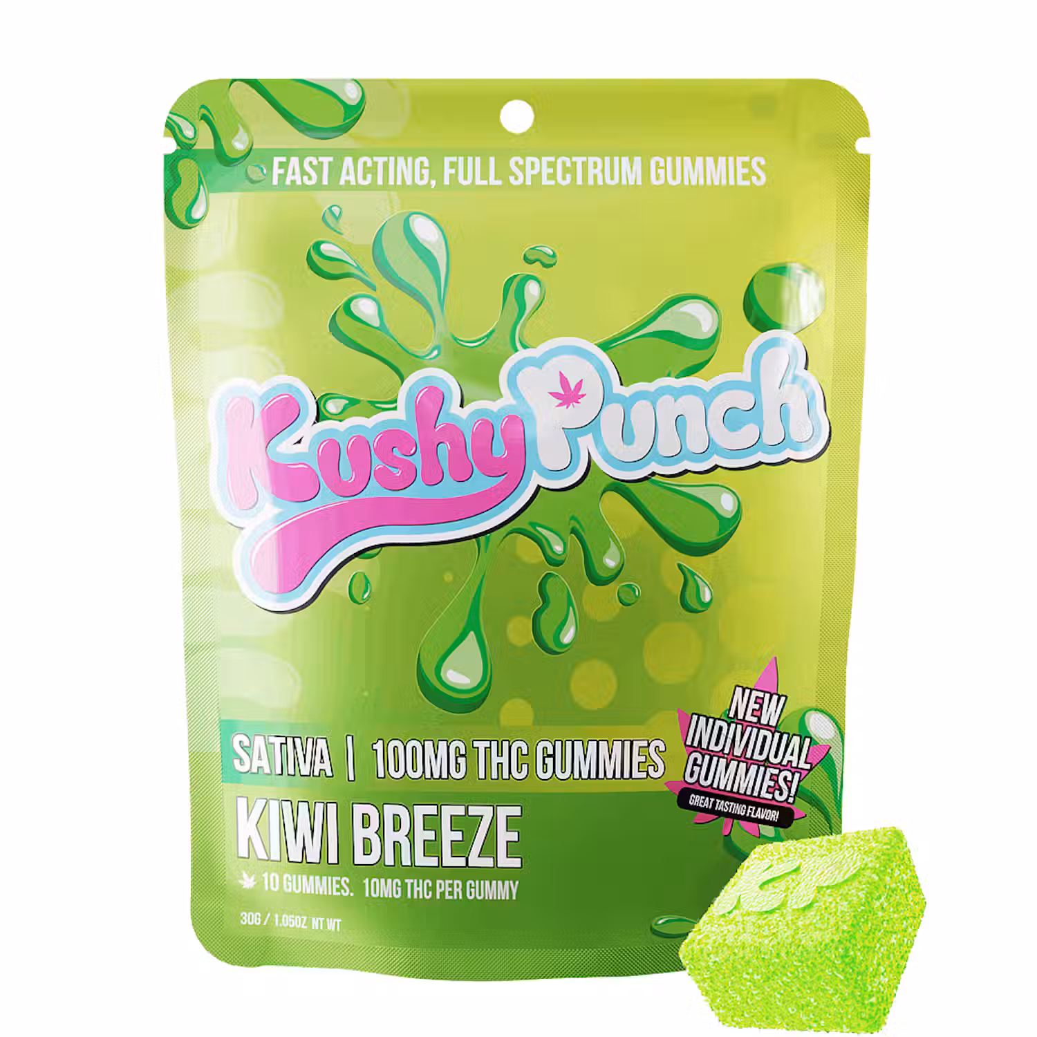 Buy Sativa - Kiwi Breeze NANO Gummies