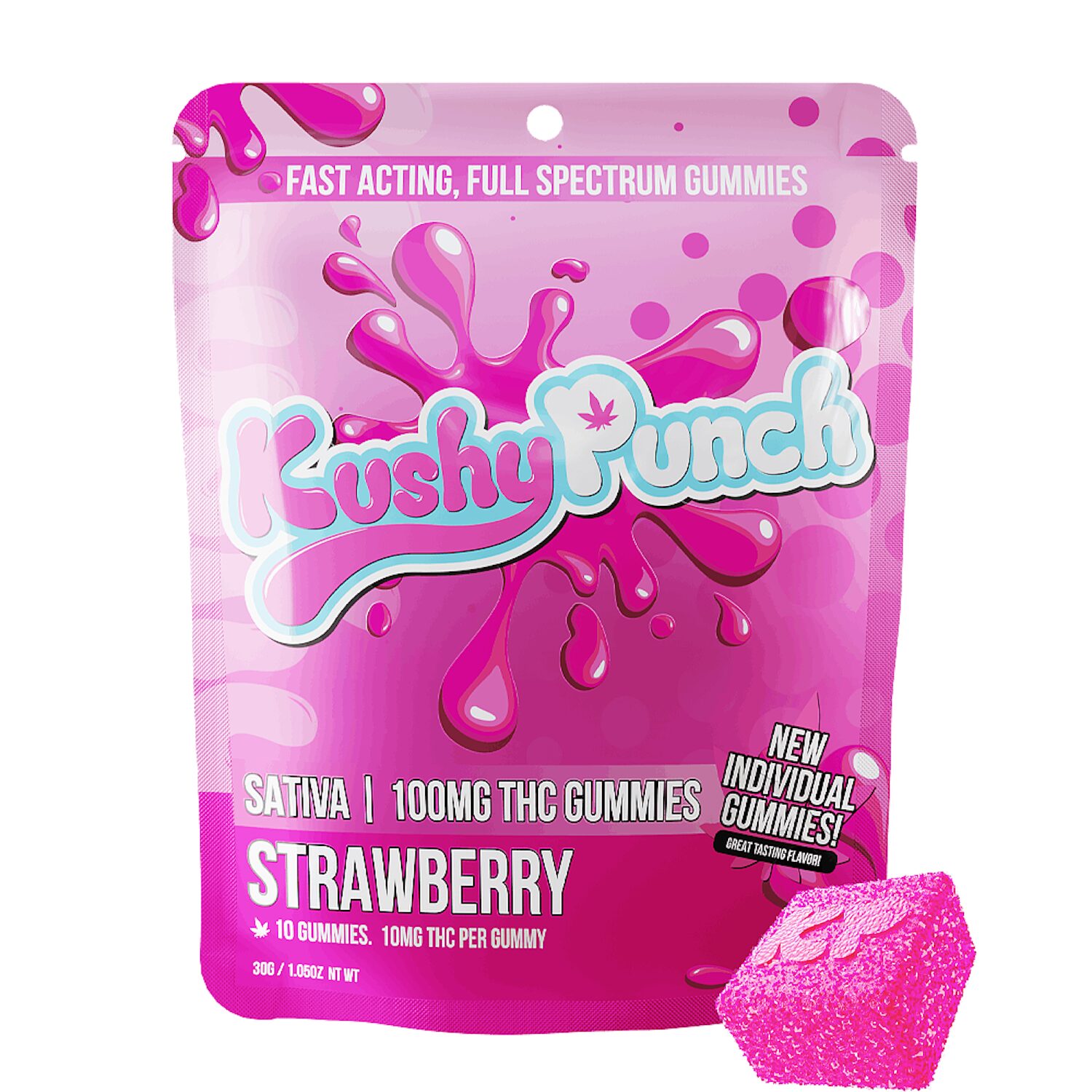 Buy Sativa - Strawberry NANO Gummies