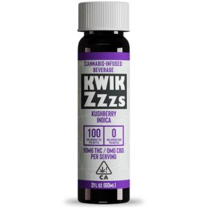 Buy Kwik Ease Indica ZZZ THC Kushberry Shot (100mg)
