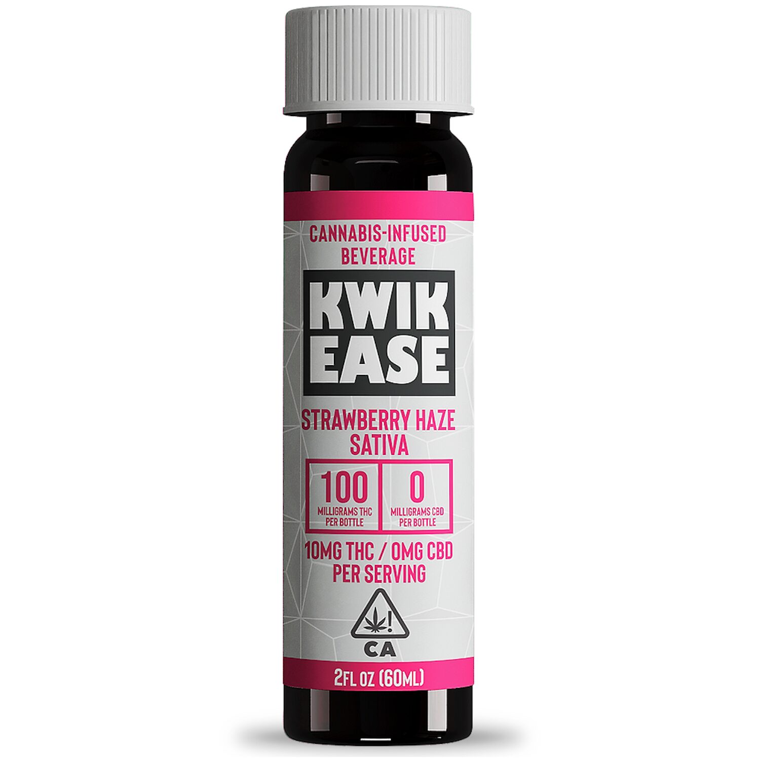 Buy Kwik Ease Sativa THC Strawberry Haze Shot (100mg)